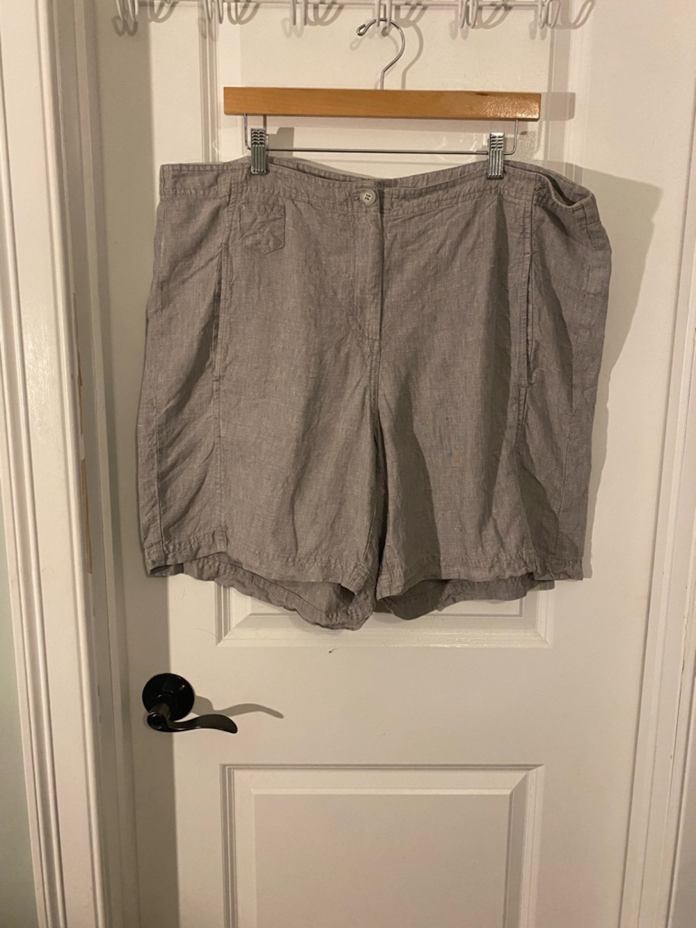 J. Jill Gray Linen Relaxed Shorts